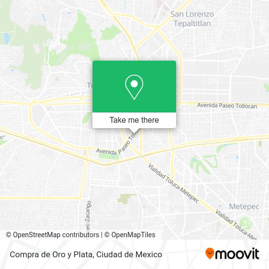 Compra de Oro y Plata map