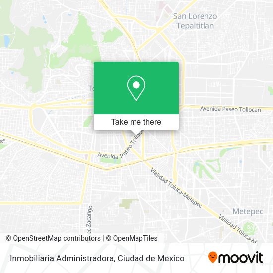 Inmobiliaria Administradora map