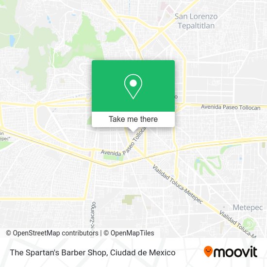 Mapa de The Spartan's Barber Shop