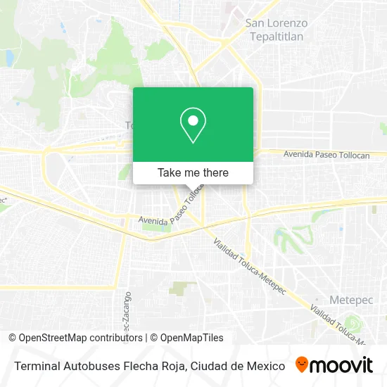 Terminal Autobuses Flecha Roja map