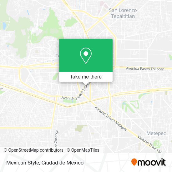 Mexican Style map