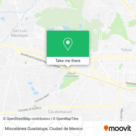 Miscelánea Guadalupe map