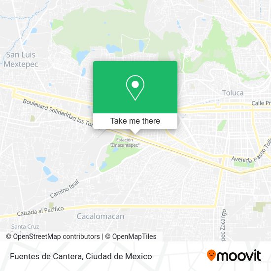 Fuentes de Cantera map