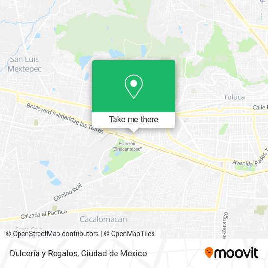 Dulcería y Regalos map