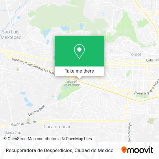 Recuperadora de Desperdicios map