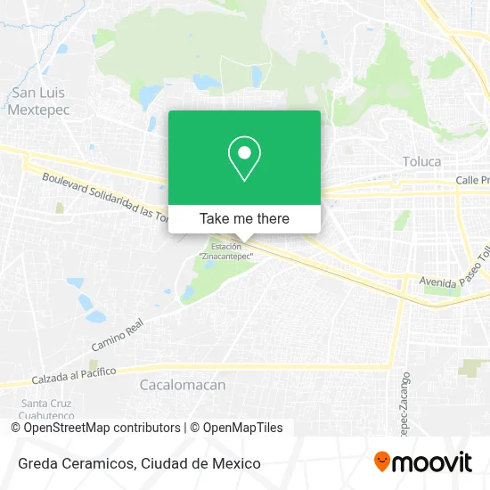Greda Ceramicos map