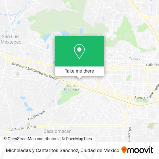 Micheladas y Cantaritos Sánchez map