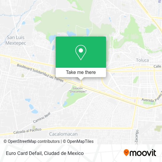 Euro Card Defail map