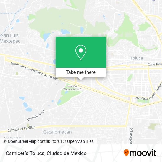 Carnicería Toluca map