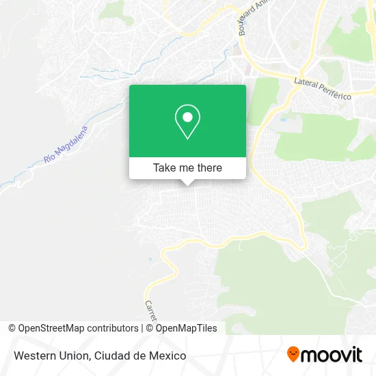 WESTERN UNION map
