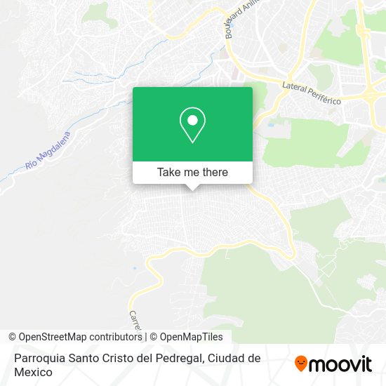Parroquia Santo Cristo del Pedregal map