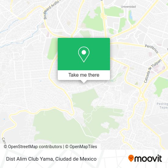 Dist Alim Club Yama map
