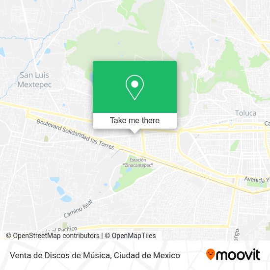 Mapa de Venta de Discos de Música
