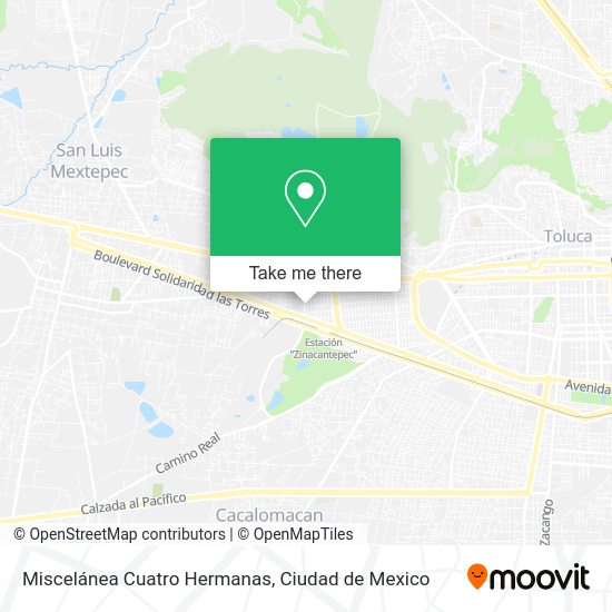 Miscelánea Cuatro Hermanas map