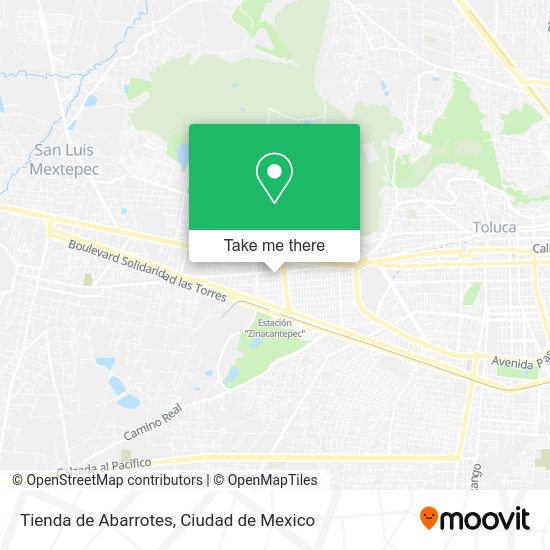 Mapa de Tienda de Abarrotes