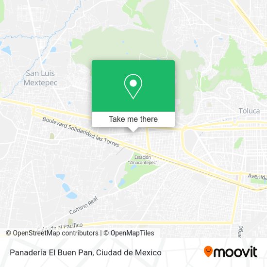 Panadería El Buen Pan map