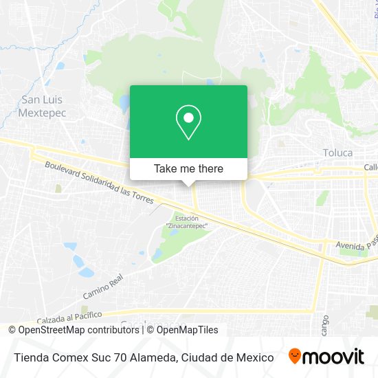Tienda Comex Suc 70 Alameda map