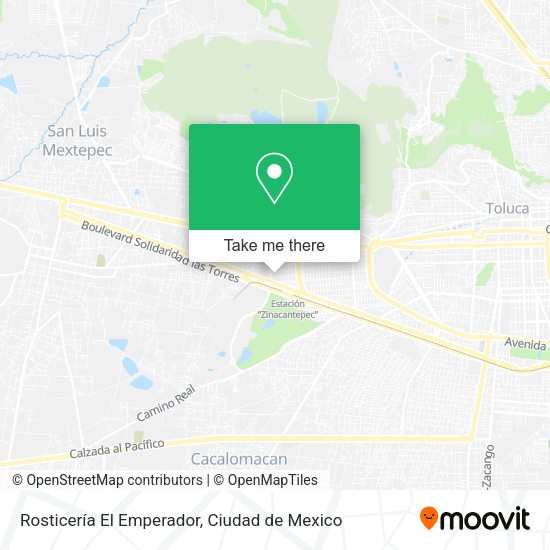 Rosticería El Emperador map