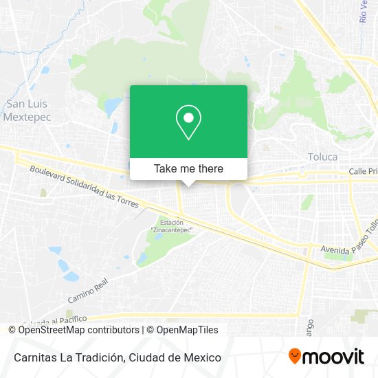 Carnitas La Tradición map