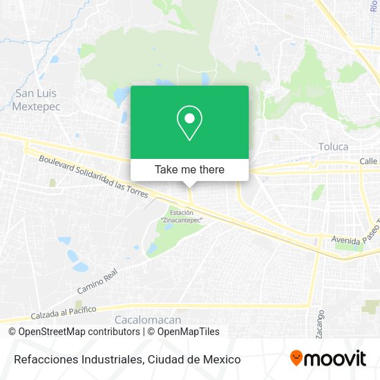 Refacciones Industriales map
