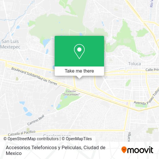 Mapa de Accesorios Telefonicos y Peliculas