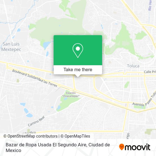 Bazar de Ropa Usada El Segundo Aire map