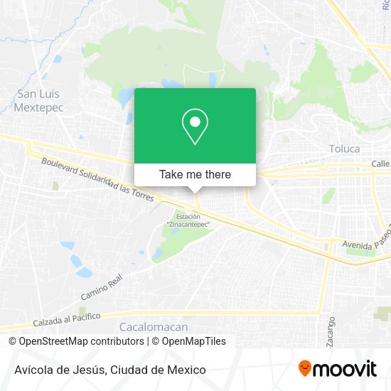 Avícola de Jesús map