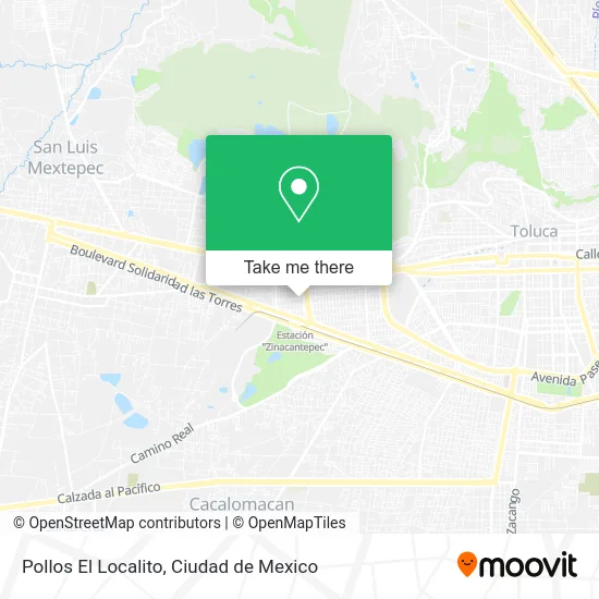 Pollos El Localito map
