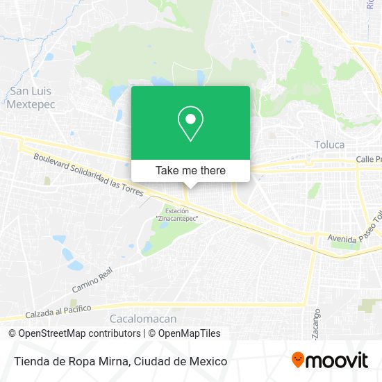 Tienda de Ropa Mirna map