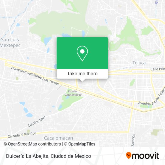 Dulcería La Abejita map