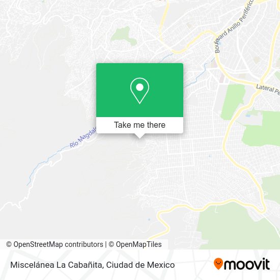 Miscelánea La Cabañita map