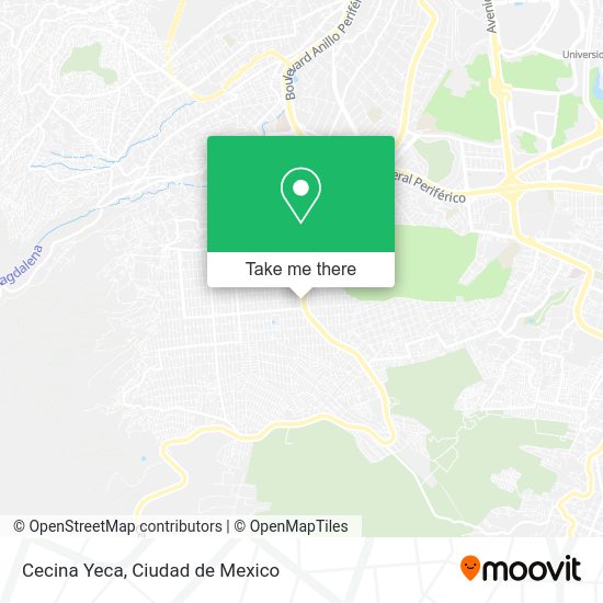 Mapa de Cecina Yeca