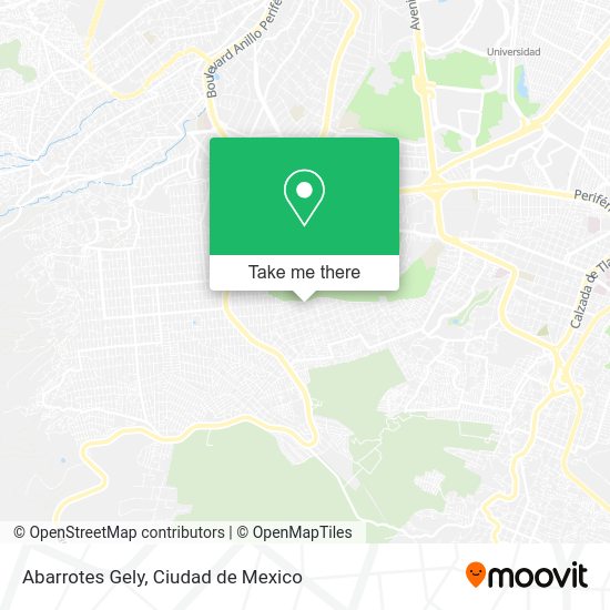 Abarrotes Gely map