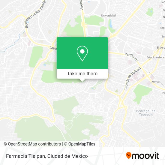Mapa de Farmacia Tlalpan
