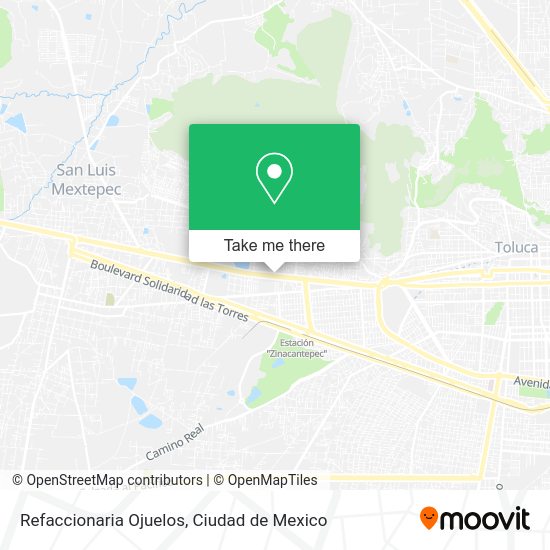 Mapa de Refaccionaria Ojuelos
