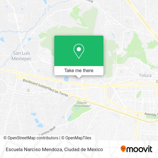 Mapa de Escuela Narciso Mendoza