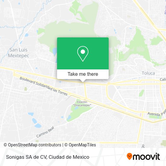 Mapa de Sonigas SA de CV