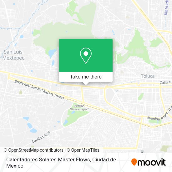 Mapa de Calentadores Solares Master Flows