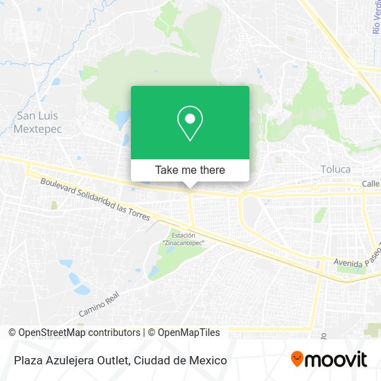 Plaza Azulejera Outlet map