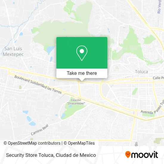 Security Store Toluca map