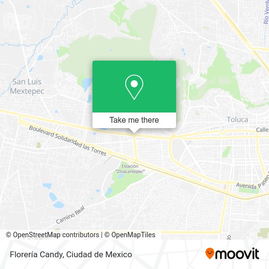 Mapa de Florería Candy