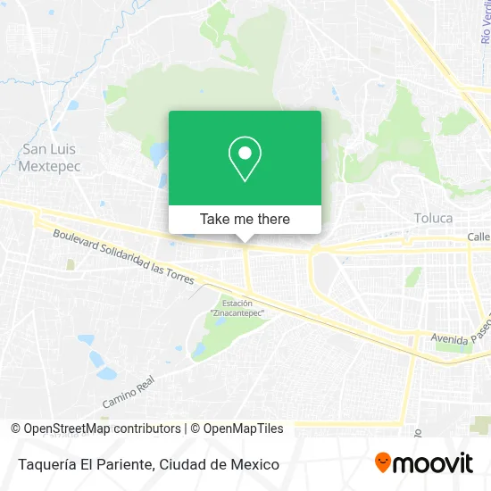 Taquería El Pariente map