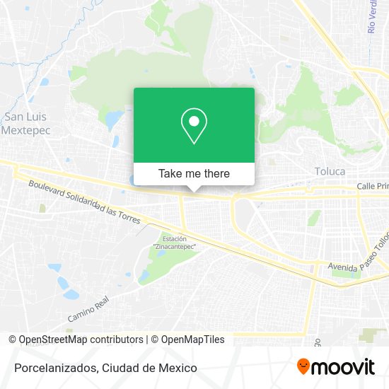 Mapa de Porcelanizados
