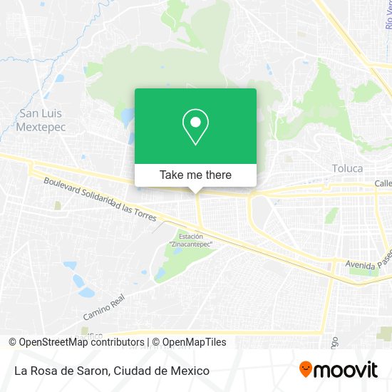 La Rosa de Saron map