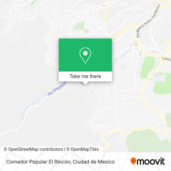 Comedor Popular El Rincón map