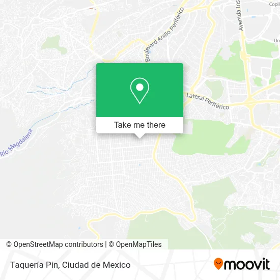 Taquería Pin map