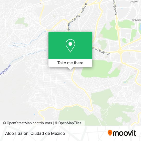 Aldo's Salón map