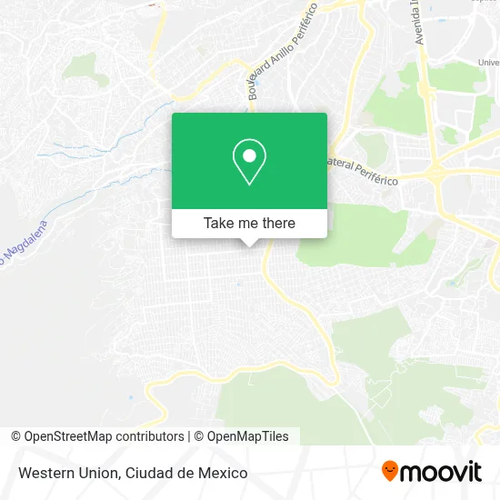 WESTERN UNION map