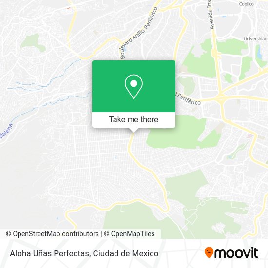 Mapa de Aloha Uñas Perfectas