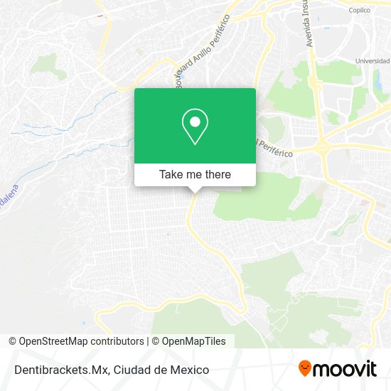 Dentibrackets.Mx map